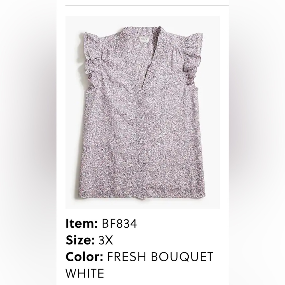 Like new Jcrew Floral Top